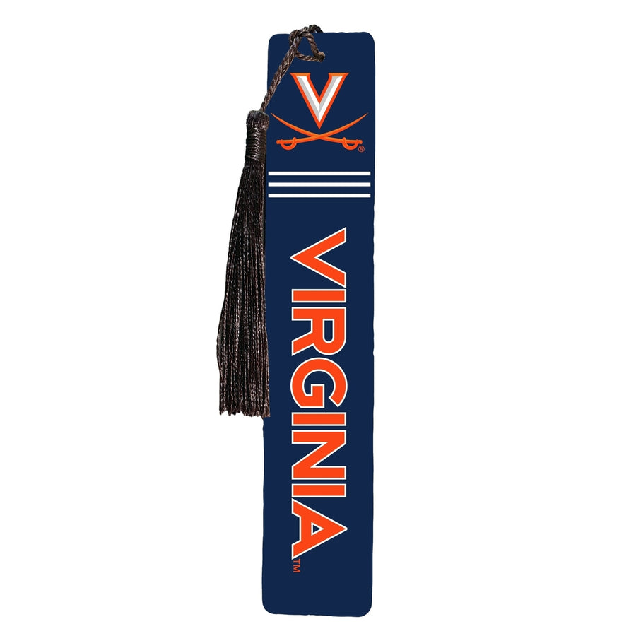 Virginia Cavaliers Wooden Bookmark with Tassel Officially Licensed Collegiate Product Image 1