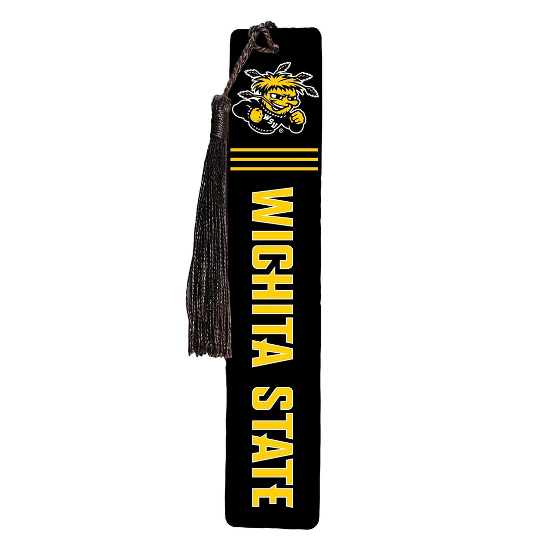 Wichita State Shockers Wooden Bookmark with Tassel Officially Licensed Collegiate Product Image 1