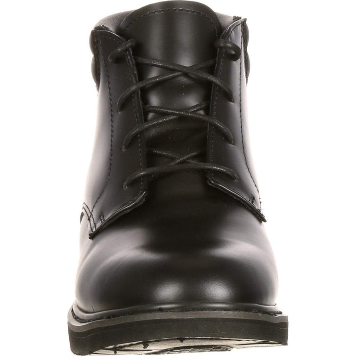 ROC Mns Chuka Leather Black Boots Size [Insert Size] Stylish Comfortable Footwear Image 4