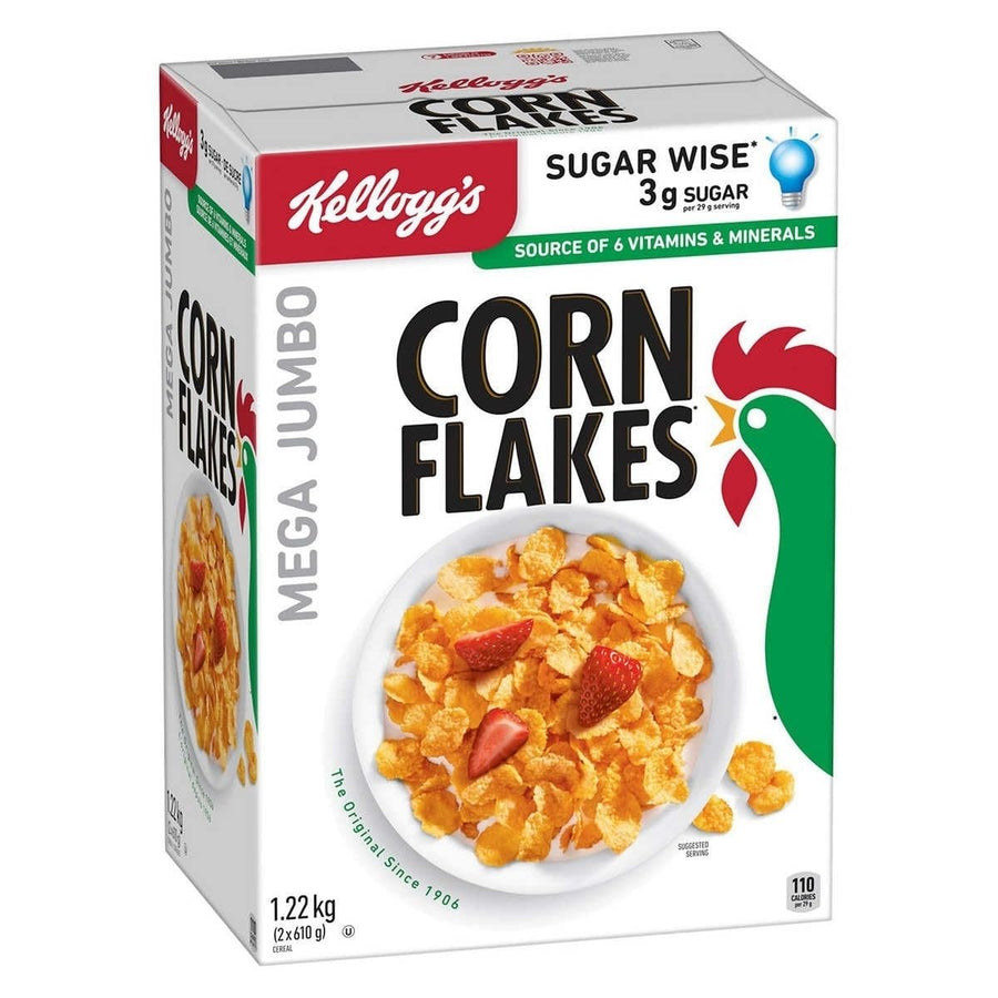 Kelloggs Corn Flakes Breakfast Cereal 43 Ounce Image 1