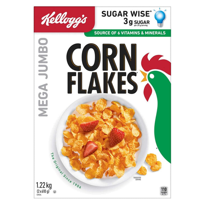 Kelloggs Corn Flakes Breakfast Cereal 43 Ounce Image 2