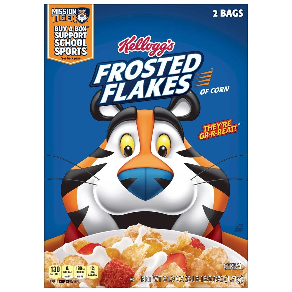 Kelloggs Frosted Flakes Cereal 60.9 Ounce Image 2