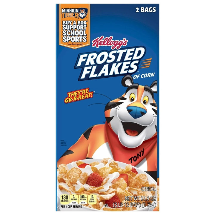 Kelloggs Frosted Flakes Cereal 60.9 Ounce Image 4