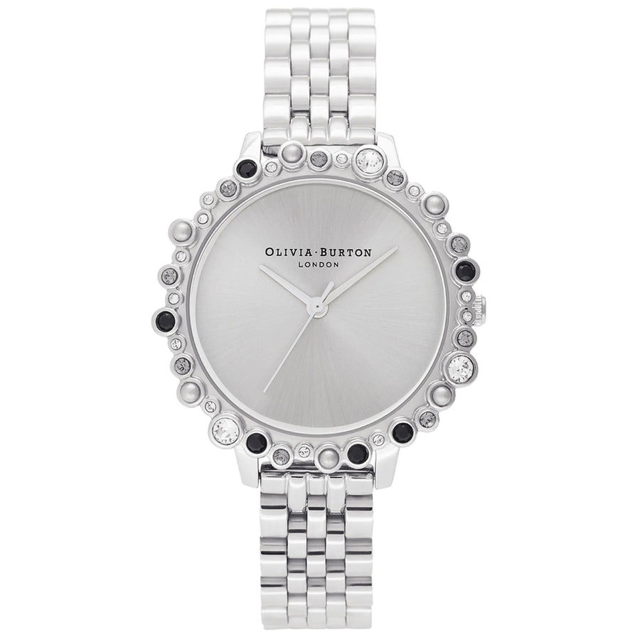 Olivia Burton Bejewelled Under The Sea Silver Dial Watch OB16US31 Stainless Steel Image 1