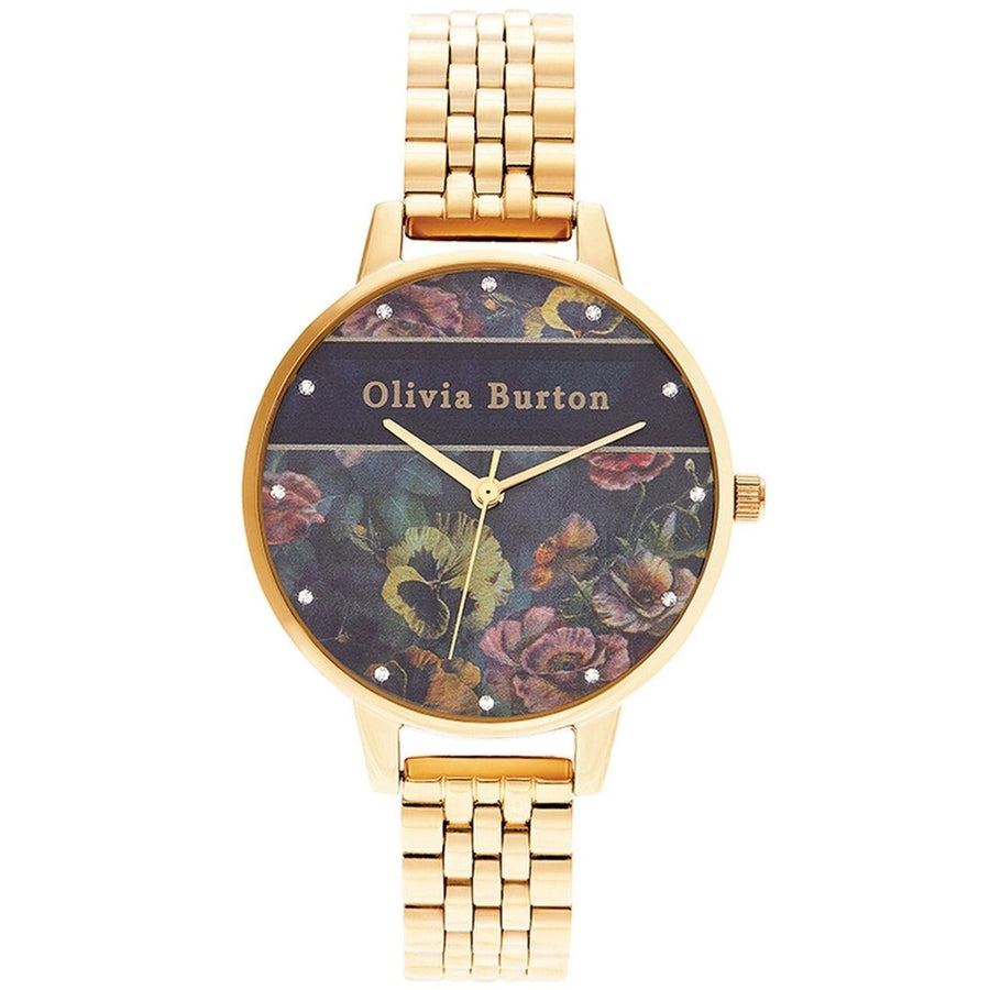 Olivia Burton Womens Pale Multi-Color Dial Watch OB16VS01 Stainless Steel Image 1