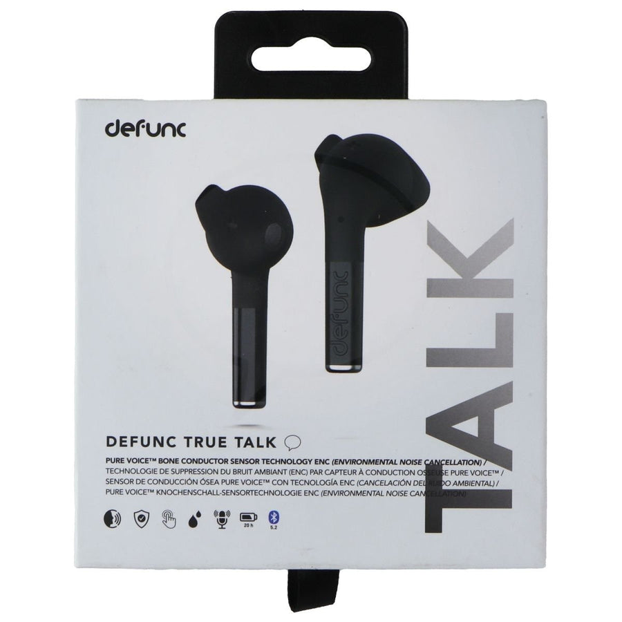 Defunc True Talk Wireless Bluetooth Earbud Headphones - Black Image 1