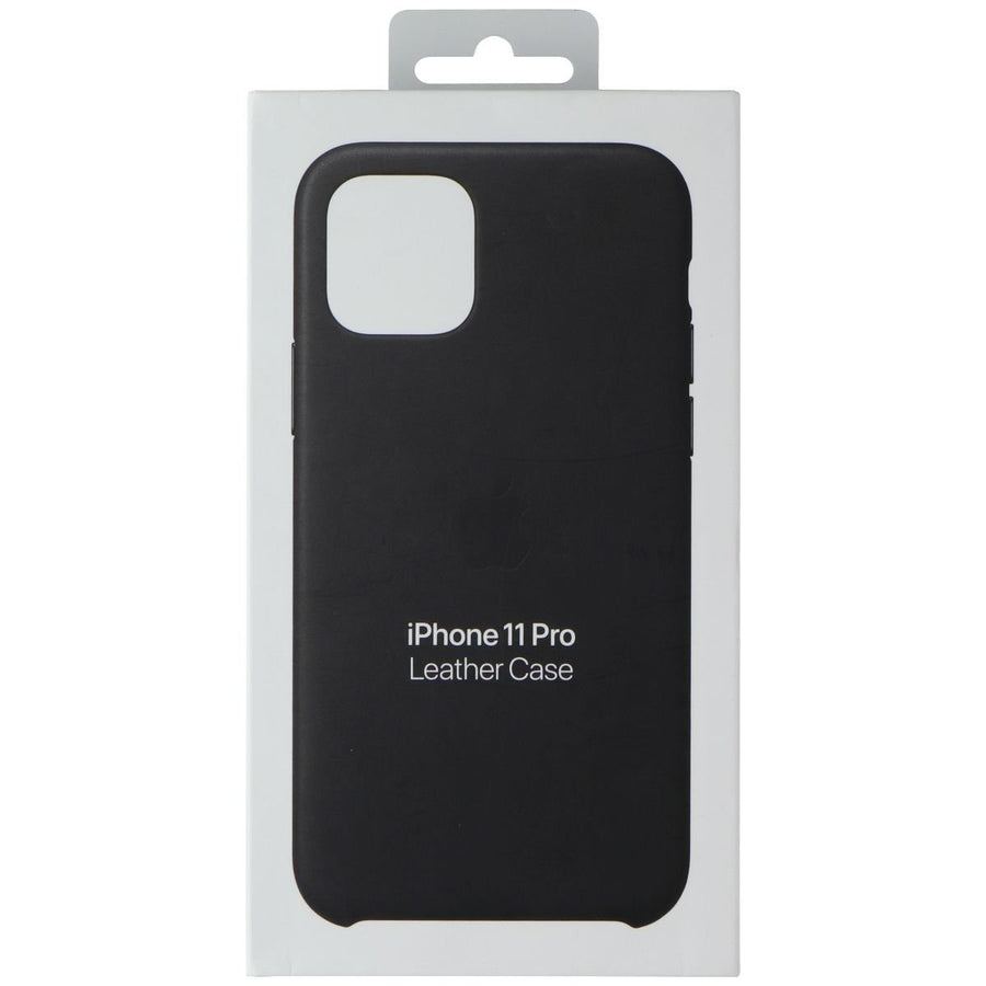 Apple Leather Case for iPhone 11 Pro (5.8-inch) Smartphone - Black Image 1