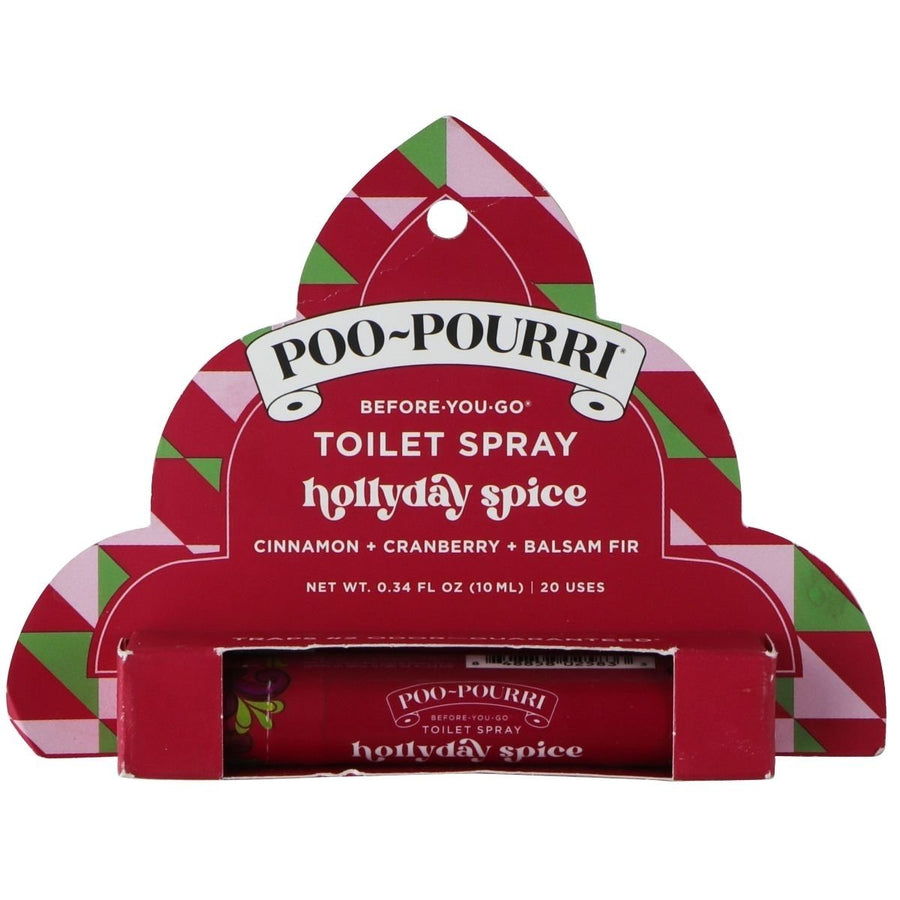 Poo-Pourri Before-You-Go Scented Toilet Spray - Hollyday Spice (Single) Image 1