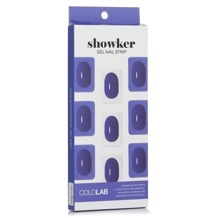 Cololab - Showker Gel Nail Strip CSF412 Denim Blue(1pcs) Image 1