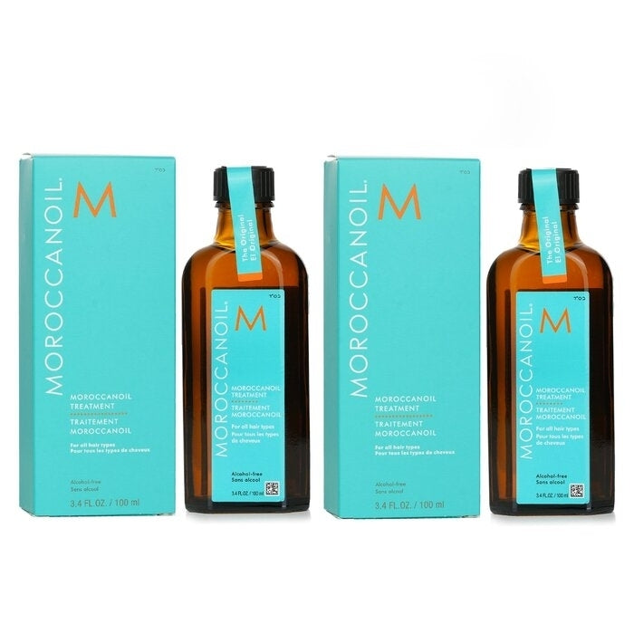 Moroccanoil - Moroccanoil Treatment - Original (For All Hair Types) Duo Set(200ml(100mlx2)) Image 1