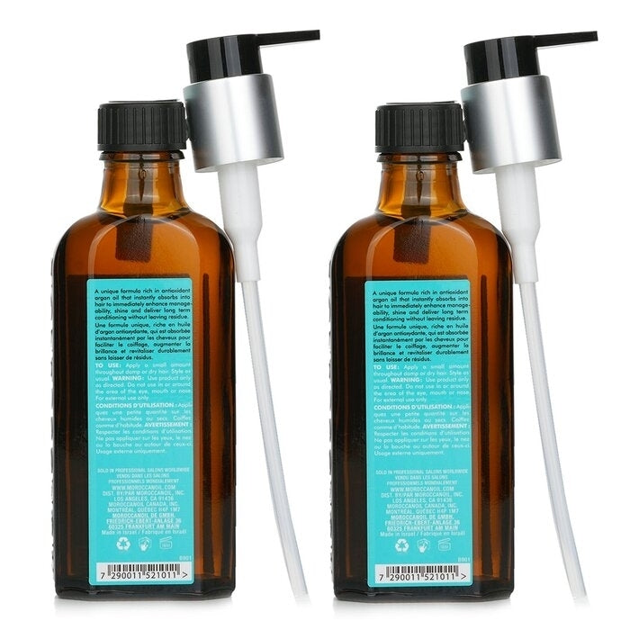 Moroccanoil - Moroccanoil Treatment - Original (For All Hair Types) Duo Set(200ml(100mlx2)) Image 2