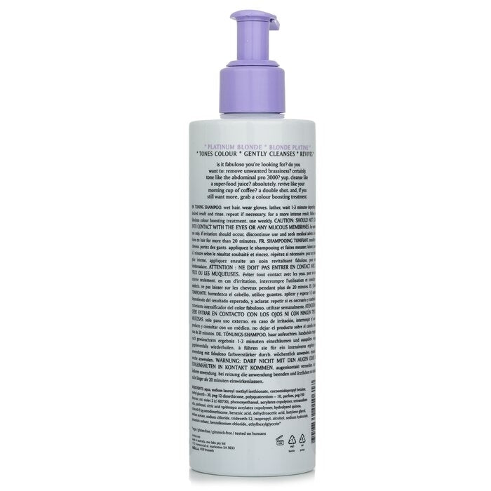 Evo - Fabuloso Toning Shampoo -  Platinum Blonde(250ml/8.4oz) Image 2