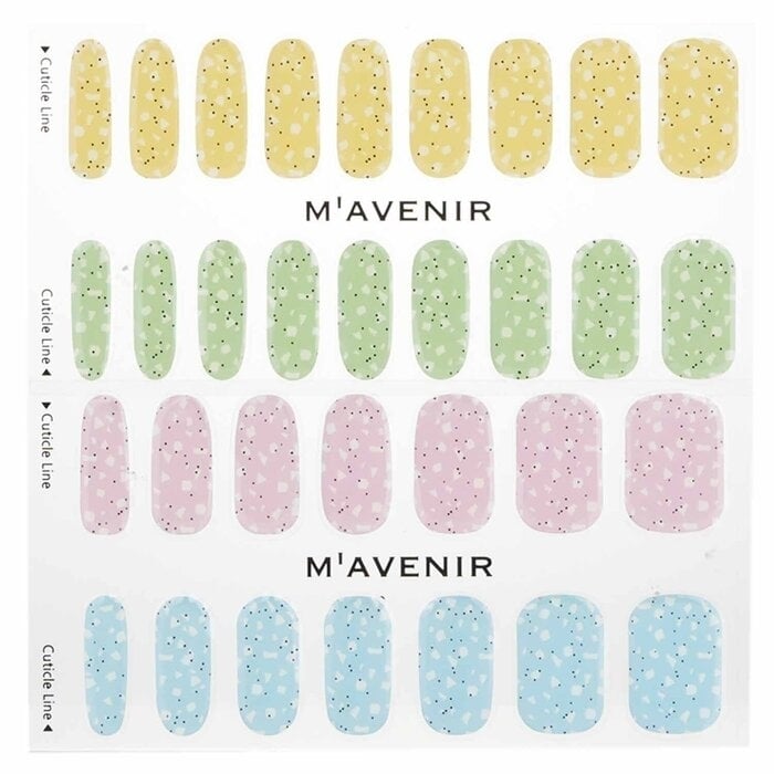 Mavenir - Nail Sticker (Assorted Colour) - Pastel Cereal Nail(32pcs) Image 2