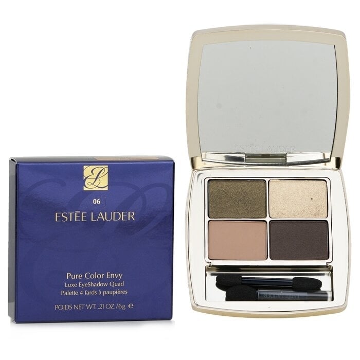 Estee Lauder - Pure Color Envy Luxe Eyeshadow Quad  06 Metal Moss(6g/0.21Oz) Image 1