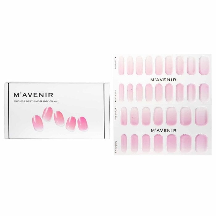 Mavenir - Nail Sticker (Pink) - Daily Pink Gradacion Nail(32pcs) Image 1