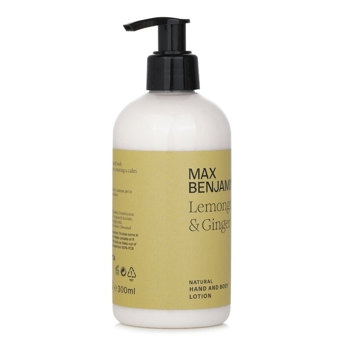 Max Benjamin - Natural Hand and Body Lotion - Lemongrass And Ginger(300ml) Image 1