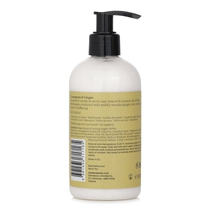 Max Benjamin - Natural Hand and Body Lotion - Lemongrass And Ginger(300ml) Image 2