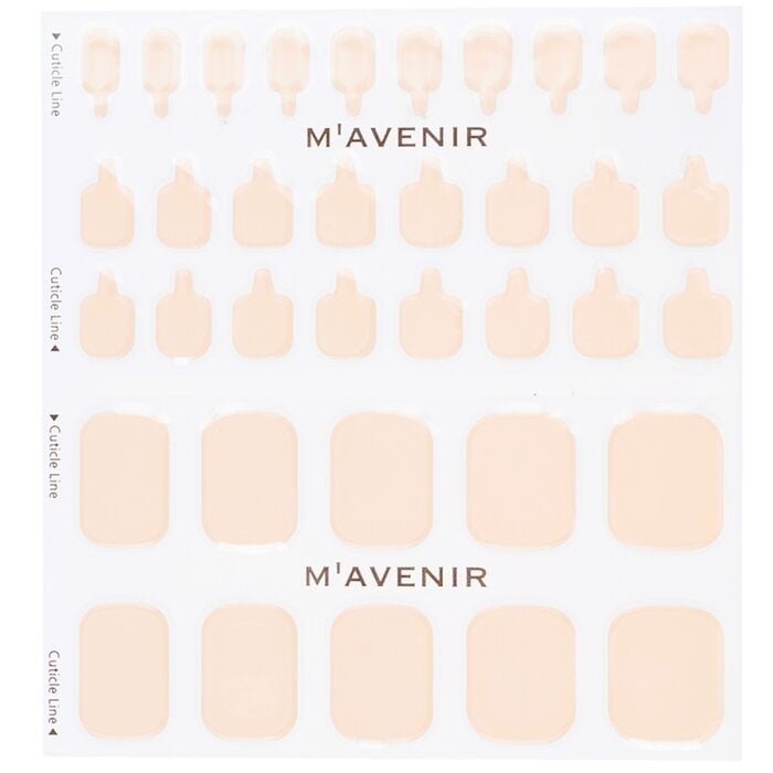 Mavenir - Nail Sticker (Pink) - Classic Babypink Pedi(36pcs) Image 2