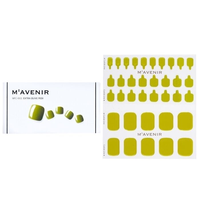 Mavenir - Nail Sticker (Green) - Extra Olive Pedi(36pcs) Image 1