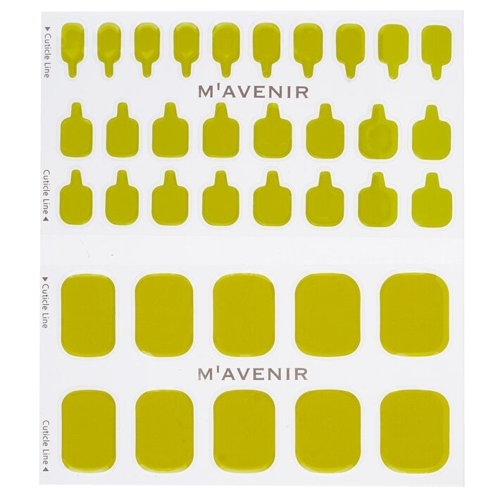 Mavenir - Nail Sticker (Green) - Extra Olive Pedi(36pcs) Image 2