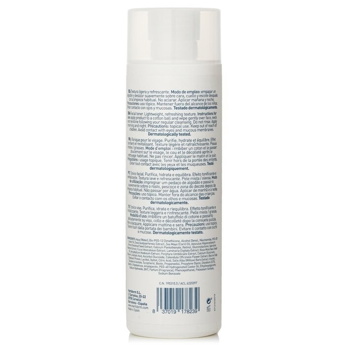 Martiderm - Essentials Balancing Toner (For Combination/ Oil Skin)(200ml/6.76oz) Image 3