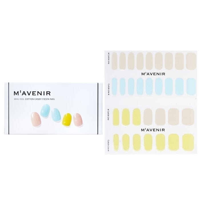 Mavenir - Nail Sticker (Assorted Colour) - Cotton Candy Fiesta Nail(32pcs) Image 1