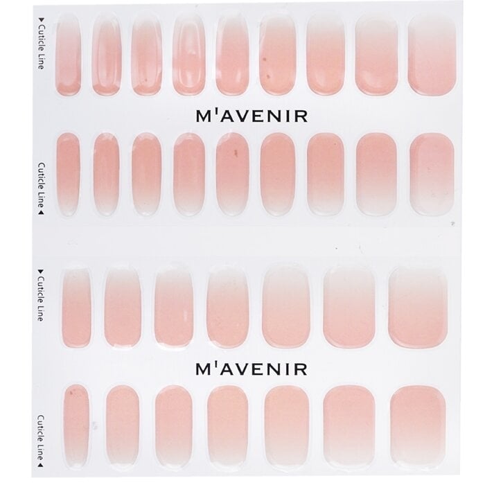 Mavenir - Nail Sticker (Pink) - Grapefruit Gradacion Nail(32pcs) Image 2