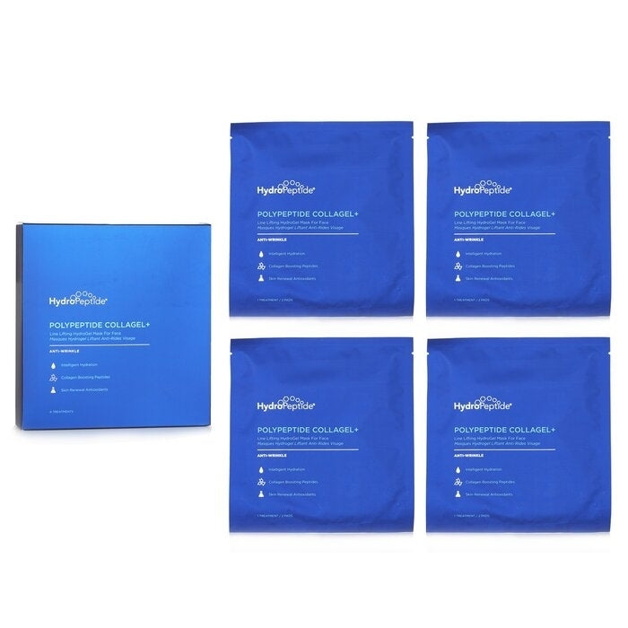 HydroPeptide - PolyPeptide Collagel+ Line Lifting Hydrogel Mask For Face Anti Wrinkle(4 Treatments) Image 1