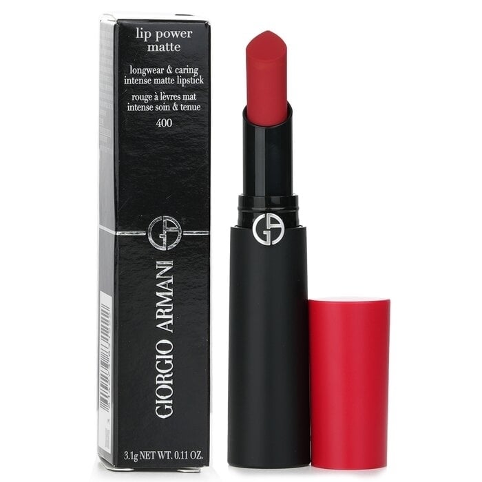 Giorgio Armani - Lip Power Matte Longwear and Caring Intense Matte Lipstick - 400 Four Hundred(3.1g/0.11oz) Image 2