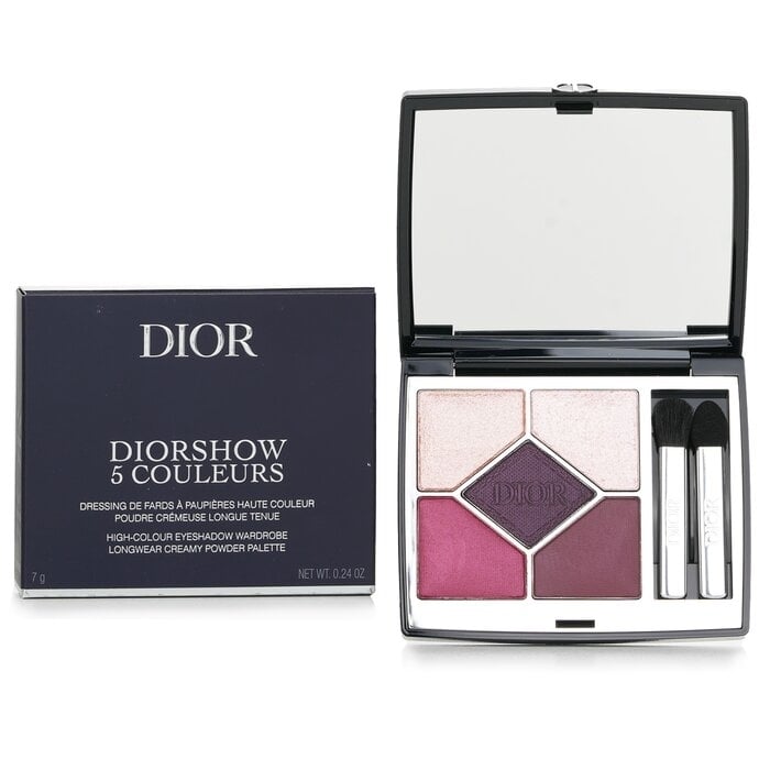 Christian Dior - Diorshow 5 Couleurs Longwear Creamy Powder Eyeshadow Palette - 183 Plum Tutu(7g/0.24oz) Image 1