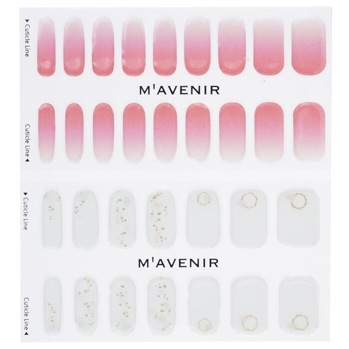 Mavenir - Nail Sticker (Pink) - Flor Cherry Coke Nail(32pcs) Image 2