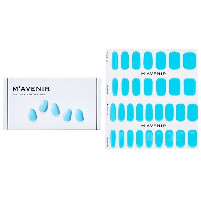 Mavenir - Nail Sticker (Blue) - Classic Mint Nail(32pcs) Image 1