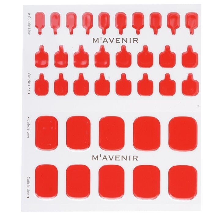 Mavenir - Nail Sticker (Red) - Red Sangria Pedi(36pcs) Image 2