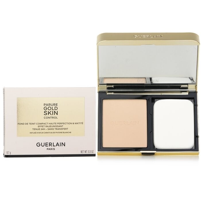 Guerlain - Parure Gold Skin Control High Perfection Matte Compact Foundation - 2N(8.7g/0.3oz) Image 1