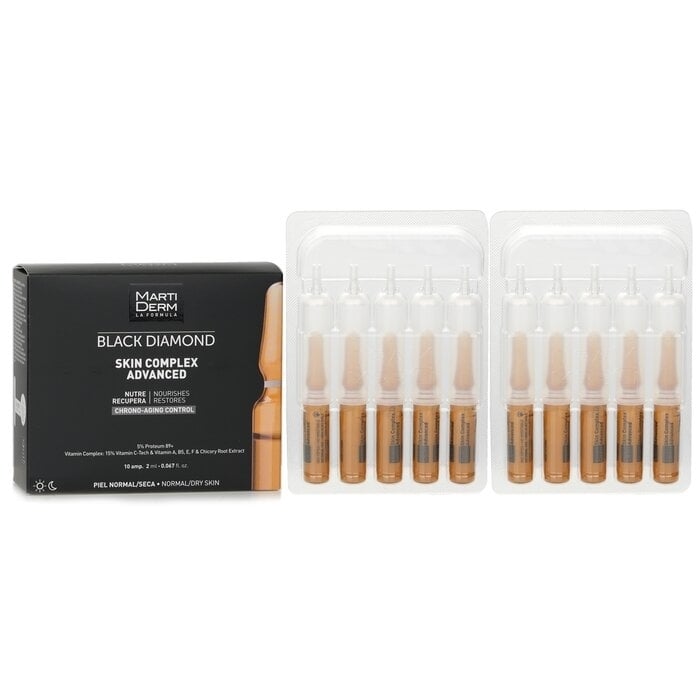 Martiderm - Black Diamond Skin Complex Advanced (For Normal / Dry Skin)(10 AmpoulesX2ml) Image 1