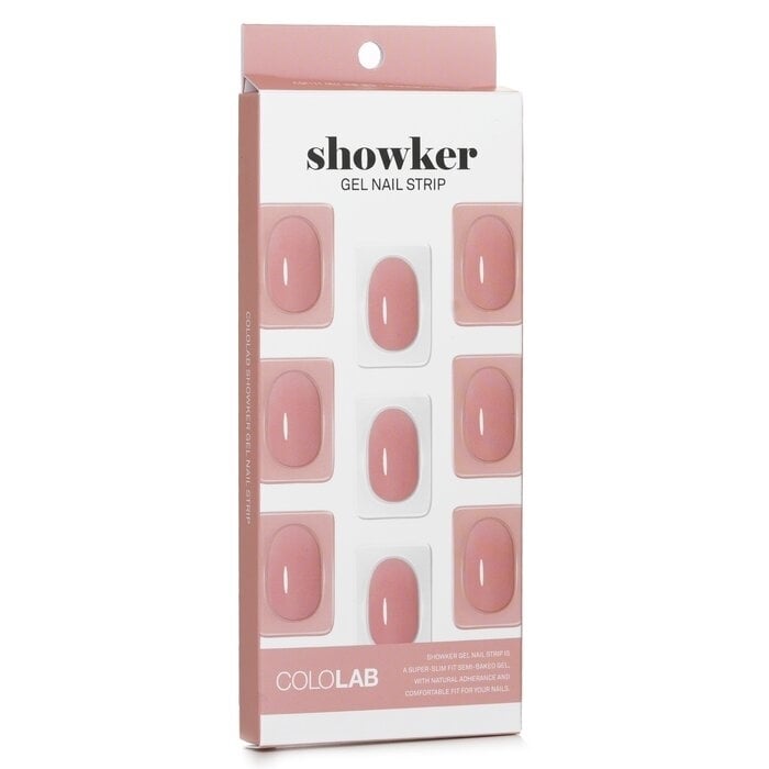 Cololab - Showker Gel Nail Strip CSF111 Goddess Coral Pink(1pcs) Image 1