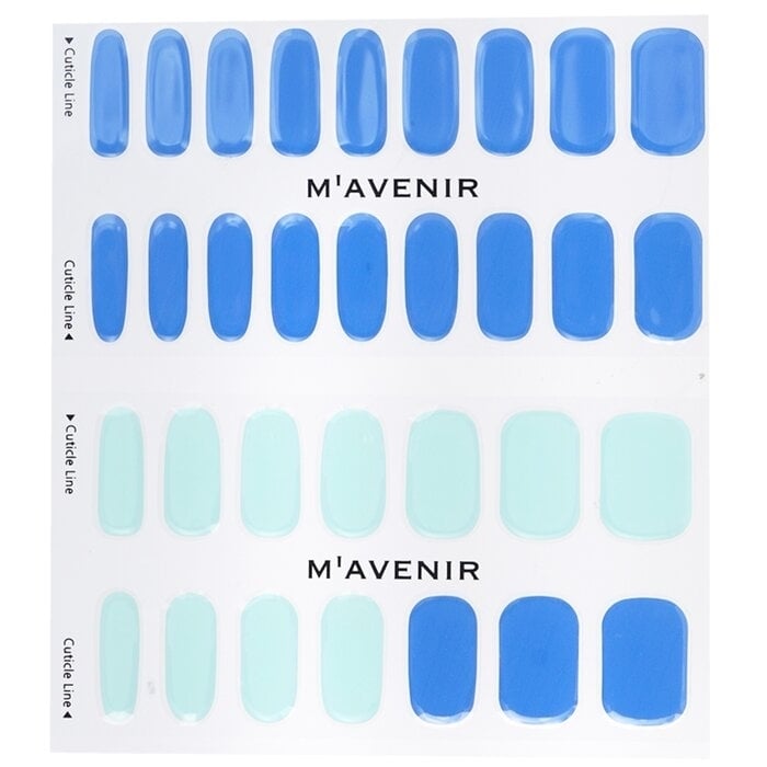 Mavenir - Nail Sticker (Blue) - Washing Blue Jean Nail(32pcs) Image 2