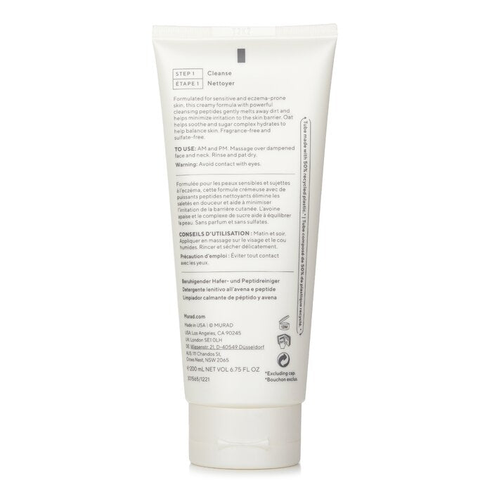 Murad - Soothing Oat and Peptide Cleanser(200ml/6.75oz) Image 2