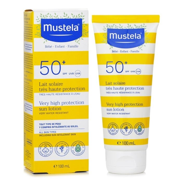 Mustela - Very High Protection Sun Lotion SPF 50+(100ml/3.38oz) Image 1