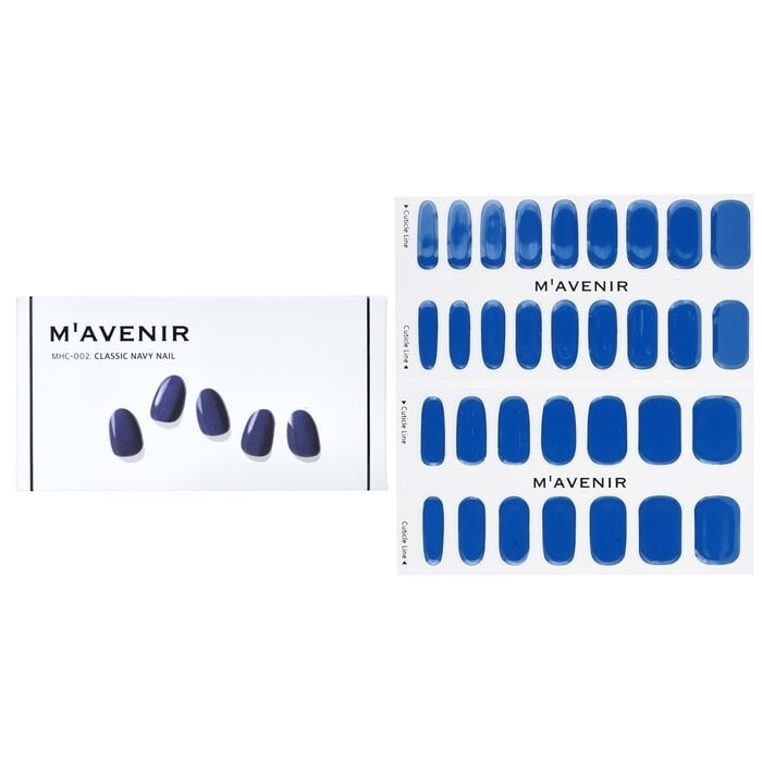 Mavenir - Nail Sticker (Blue) - Classic Navy Nail(32pcs) Image 1