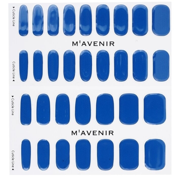 Mavenir - Nail Sticker (Blue) - Classic Navy Nail(32pcs) Image 2