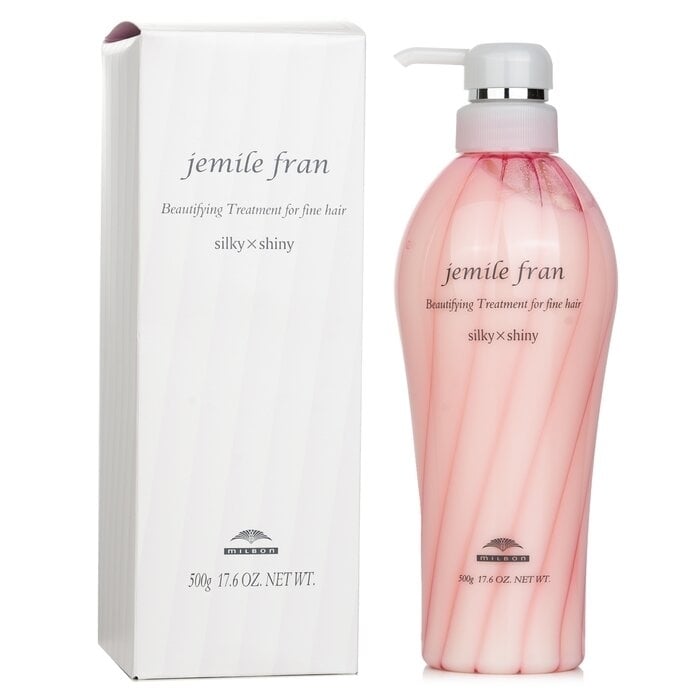 Milbon - Jemile Fran Beautifying Treatment - Silky and Shiny (For Fine Hair)(500g/17.6oz) Image 1