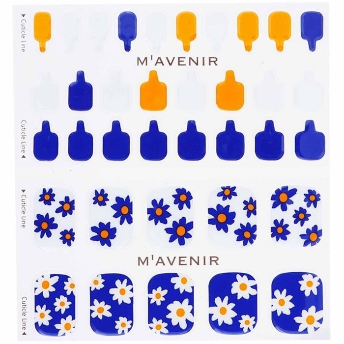 Mavenir - Nail Sticker (Patterned) - Daisy Flower Garden Pedi(36pcs) Image 2