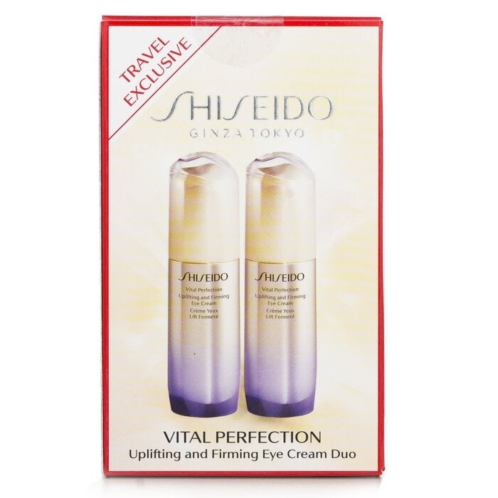 Shiseido - Vital Perfection Uplifting and Firming Eye Cream Duo(2x15ml) Image 3