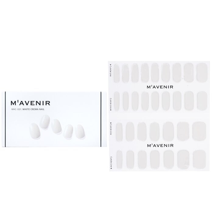 Mavenir - Nail Sticker (White) - White Crema Nail(32pcs) Image 1