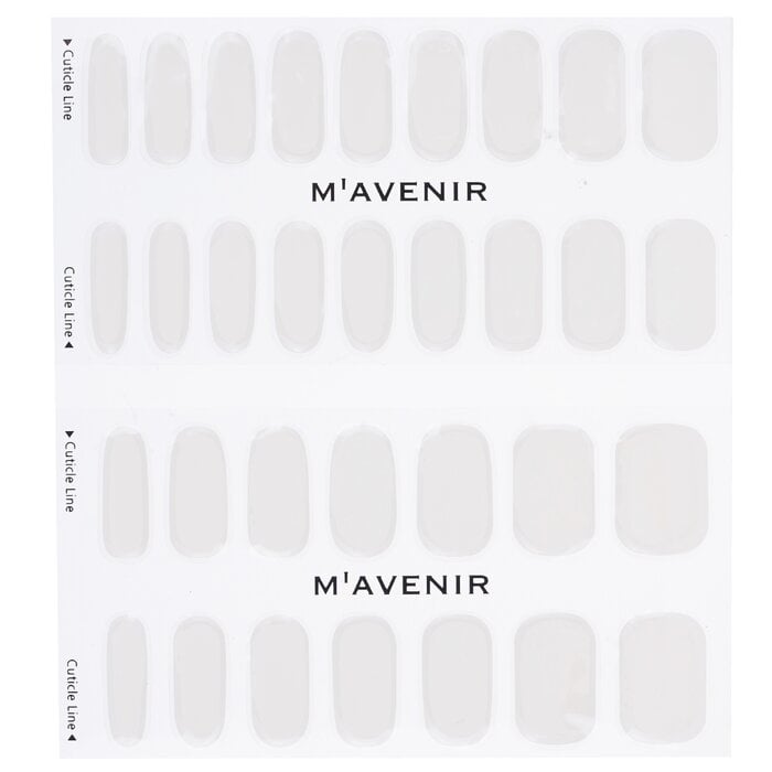 Mavenir - Nail Sticker (White) - White Crema Nail(32pcs) Image 2