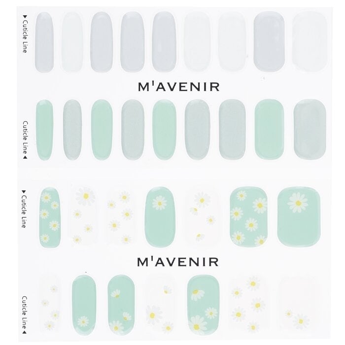 Mavenir - Nail Sticker (Blue) - Daisy Goblin Nail(32pcs) Image 2