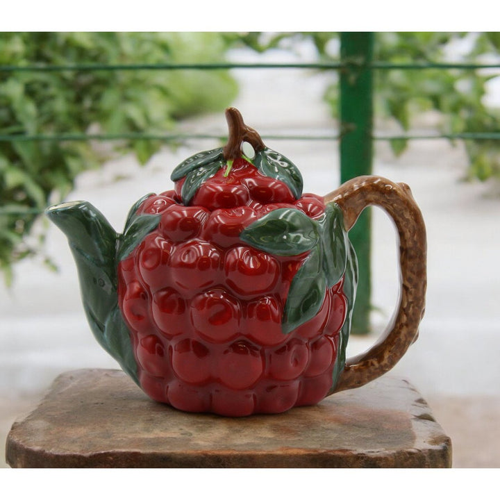 Ceramic Cherry Teapot 16 oz Afternoon Tea Image 1