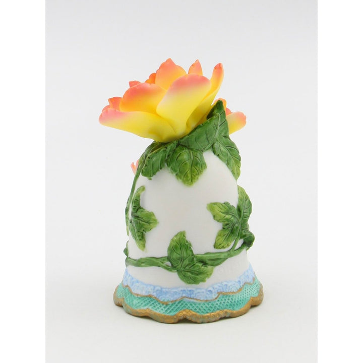 Ceramic Mini Peony Flower Bell 4.5"  for Her Mom Image 3