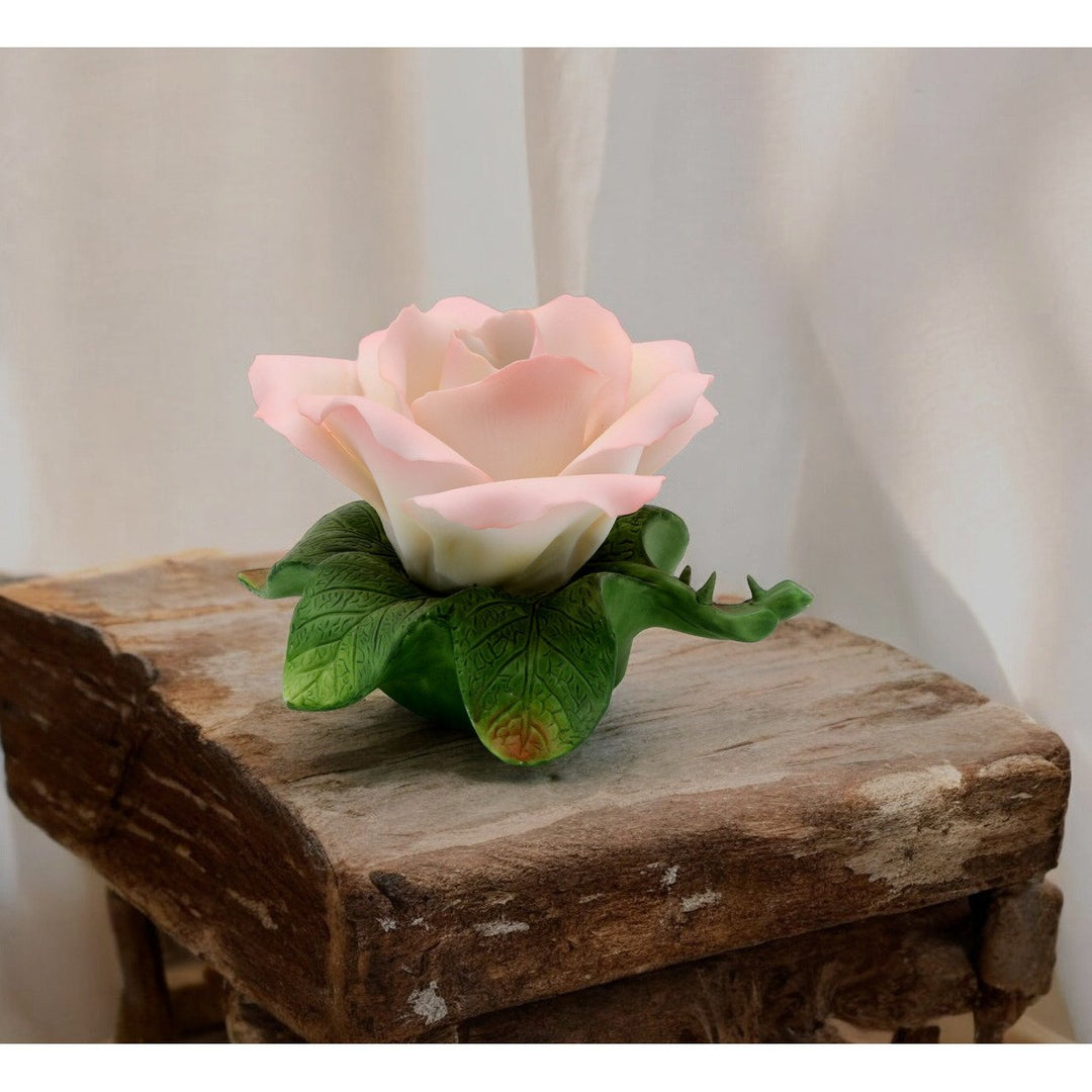 Ceramic Rose Flower Nightlight 5 3/4"  Mom Image 1